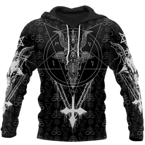 Satanic 3D All Over Printed Hoodie MP856CHV