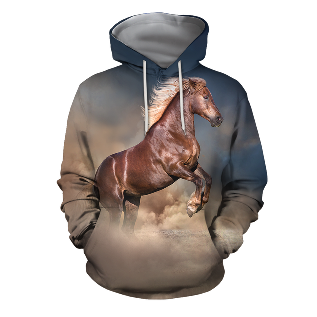 Beautiful Horse Shirt - Winter Set for Men and Women JJ061201-Apparel-NNK-Hoodie-S-Vibe Cosy™