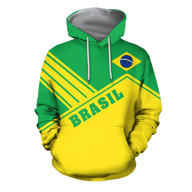 Brasil Coat Of Arms Hoodie - Mount Style-Apparel-Phaethon-Hoodie-S-Vibe Cosy™