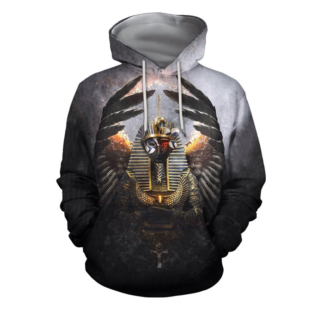 3D All Over Print Horus Egyptian Gods Hoodie-Apparel-Khanh Arts-Hoodie-S-Vibe Cosy™