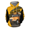 Blue Bird Bus Driver 3D Hoodie JJ100104-Apparel-MP-Hoodie-S-Vibe Cosy™