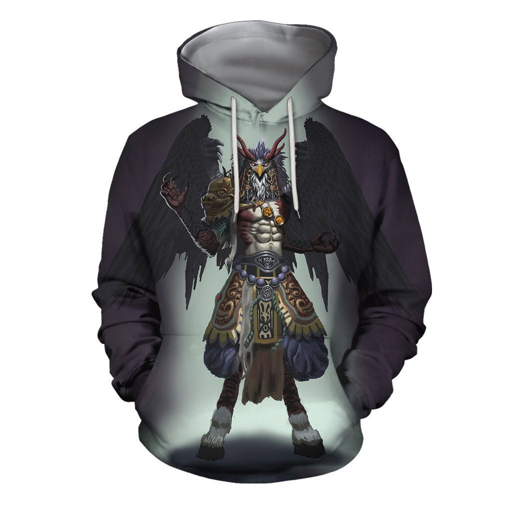 3D All Over Print Horus The Confidential Letter Night Hoodie-Apparel-Khanh Arts-Hoodie-S-Vibe Cosy™