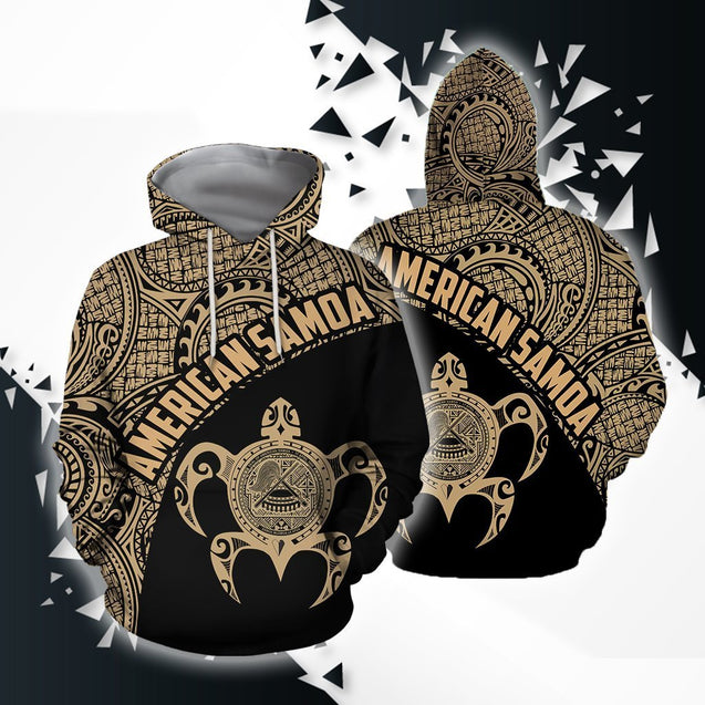 American Samoa Polynesian Hoodie - Golden-Apparel-Phaethon-Hoodie-S-Vibe Cosy™