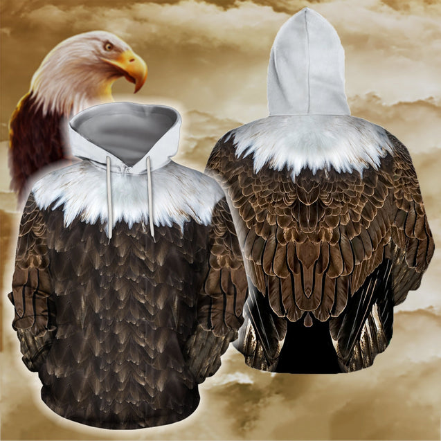 Love Eagle 3D All Over Printed Shirts For Men & Women-Apparel-TA-Hoodie-S-Vibe Cosy™