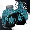 American Samoa Polynesian Hoodie - Blue-Apparel-Phaethon-Hoodie-S-Vibe Cosy™