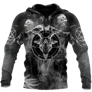 Satanic 3D All Over Printed Hoodie Shirt MP14092006CHV