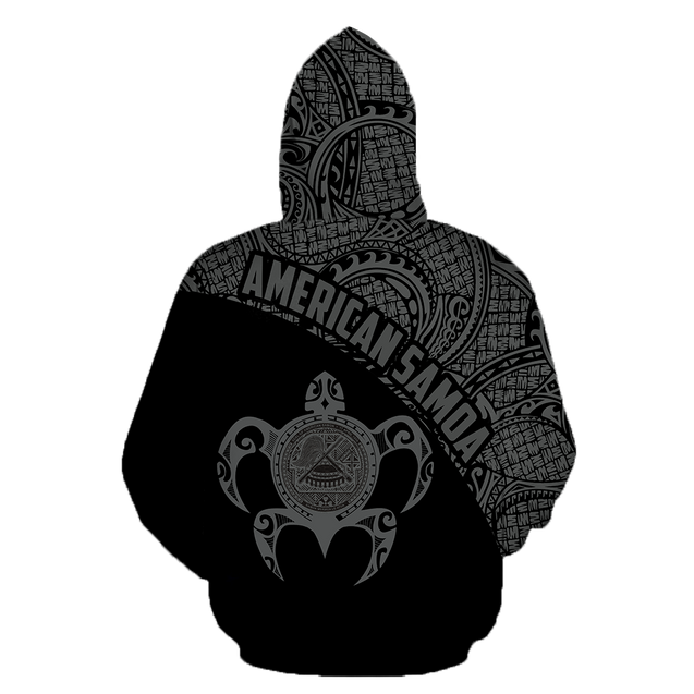 American Samoa Polynesian Hoodie - Gray H10-Apparel-Phaethon-Hoodie-S-Vibe Cosy™