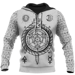 Alchemy 3D All Over Printed Shirts Hoodie JJ030102CHV