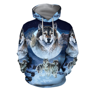 Native Wolf 3D Hoodie MP889-Apparel-MP-Hoodie-S-Vibe Cosy™