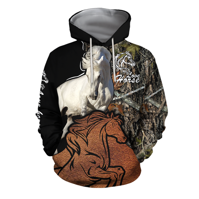 Beautiful Horse Shirt Muddy Design - Winter Set for Men and Women JJ101202-Apparel-NNK-Hoodie-S-Vibe Cosy™