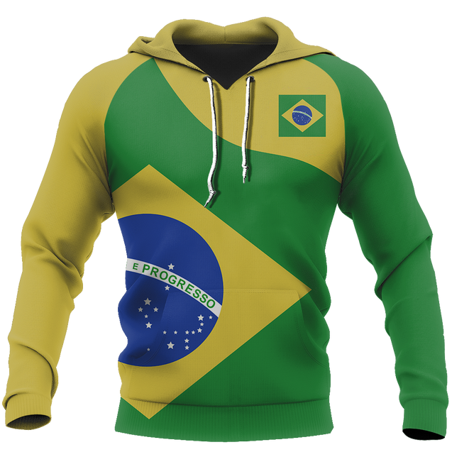 Brasil Flag Curve Concept Pullover Hoodie-Apparel-Phaethon-Hoodie-S-Vibe Cosy™