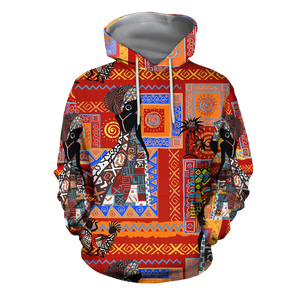 African Print Pattern Hoodie JJ22062001-ML-Apparel-ML-Zipped Hoodie-S-Vibe Cosy™