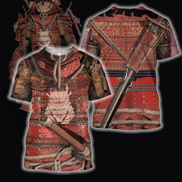 3D All Over Printed Samurai Hoodie-Apparel-HP Arts-T-Shirt-S-Vibe Cosy™