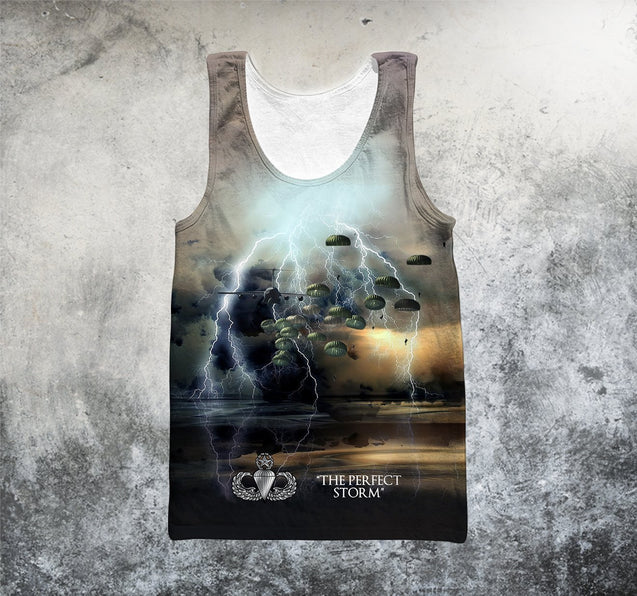 3D All Over Printed The Perfect Storm Hoodie-Apparel-HP Arts-Tank top-S-Vibe Cosy™