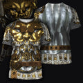 3D All Over Printed King Armor Tops-Apparel-HP Arts-T-Shirt-S-Vibe Cosy™