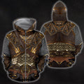 3D All Over Printed Breastplate 4 Hoodie-Apparel-HP Arts-Zipped Hoodie-S-Vibe Cosy™