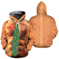 3D All Over Printed Real Men's Xmas Sexy Man Shirts and Shorts-Christmas-6teenth World™-Hoodie-XS-Vibe Cosy™
