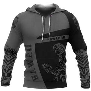 Hawaii Warrior Polynesian Sport Hoodie - Premium Style J1-Apparel-Phaethon-Hoodie-S-Vibe Cosy™