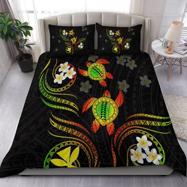 Polynesian Turtles Hawaii Decorated 3D Bedding Set