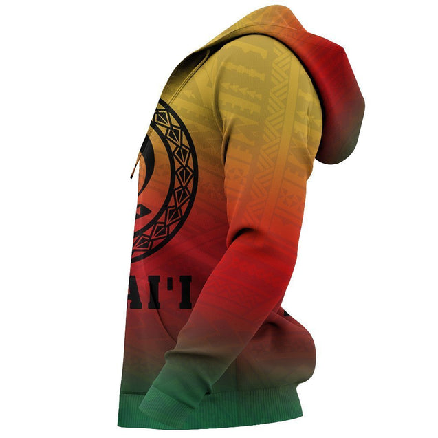 Hawaii King Kamehameha Hoodie - AH - J9-Apparel-Phaethon-Hoodie-S-Vibe Cosy™