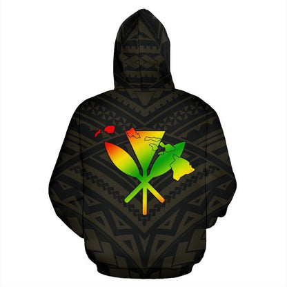 Hawaiian Warrior Fighter Hoodie - AH - J1-Apparel-Phaethon-Hoodie-S-Vibe Cosy™