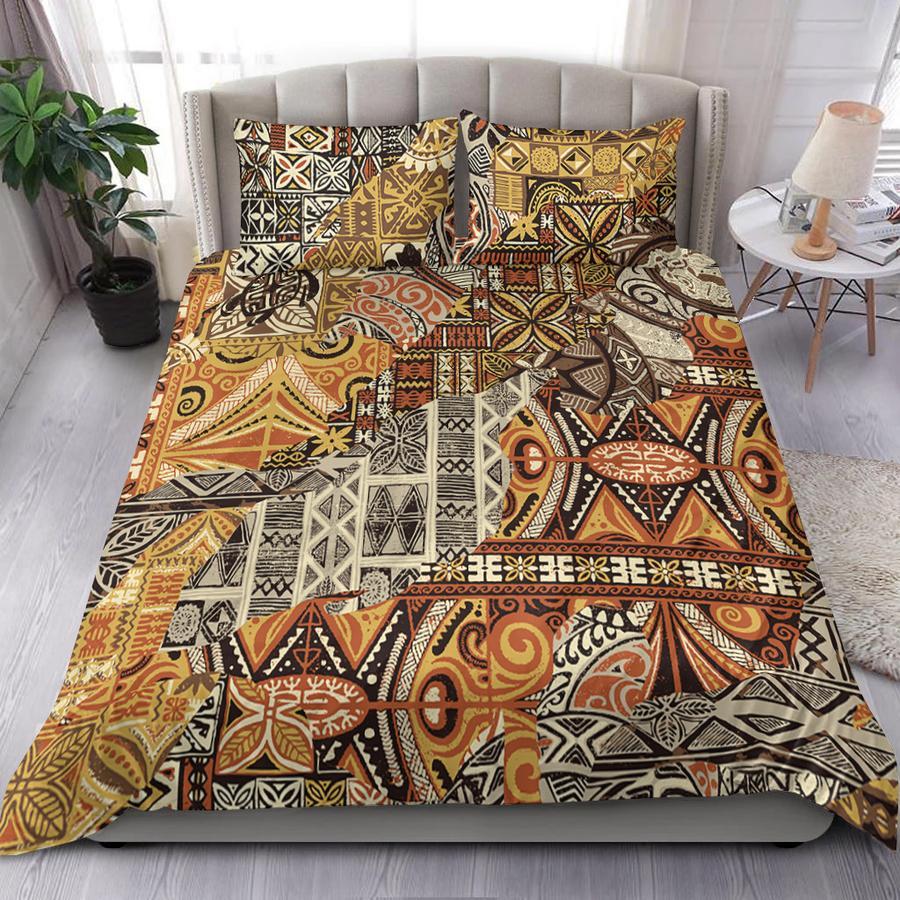 Amazing Polynesian Vintage Pattern Bedding Set  ML