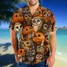 Owl Pumkin Halloween Sleeves Shirt