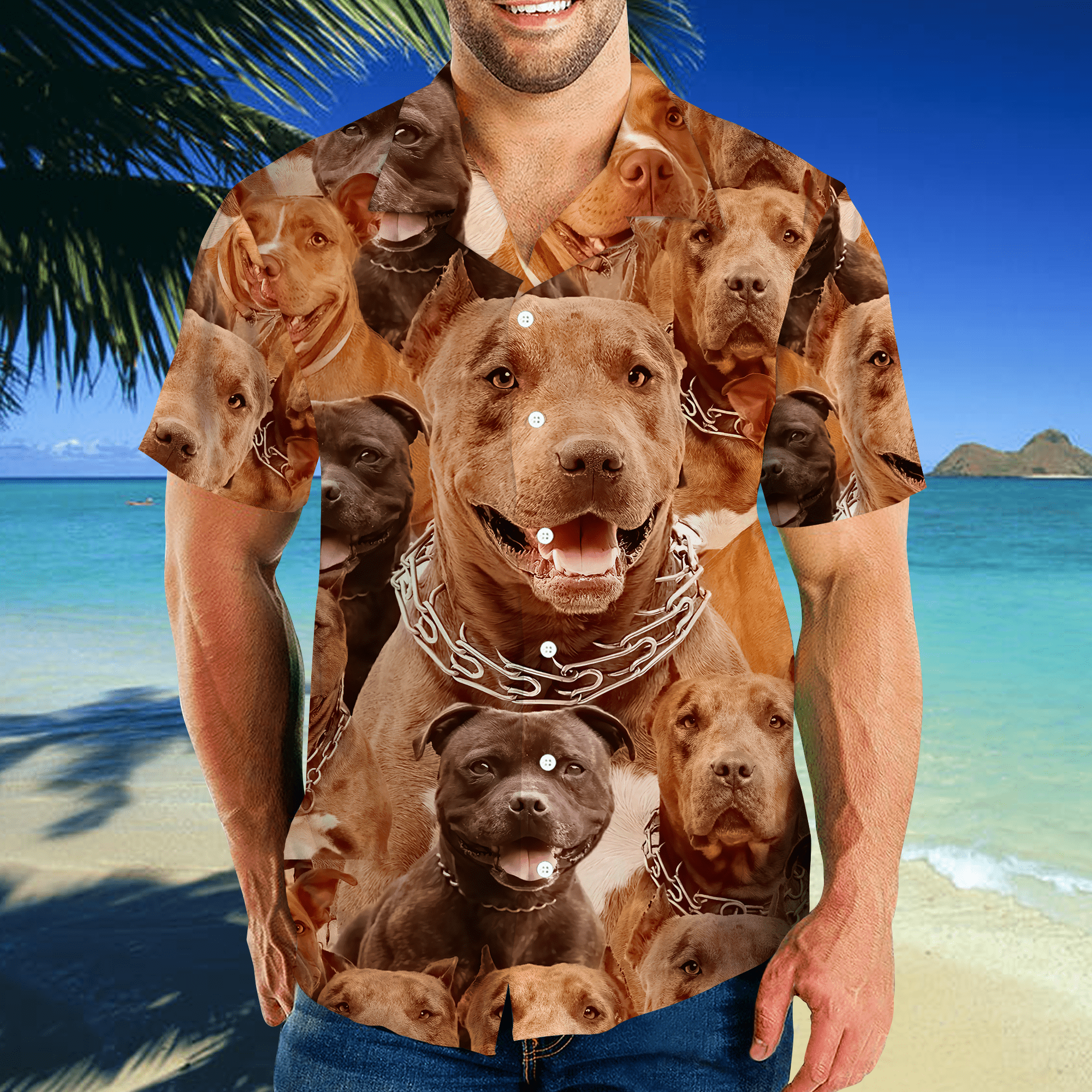 Pitbull hawaii shirt JJW03082004