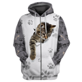 Baby Cat  3D All Over Printed shirt & short for men and women PL