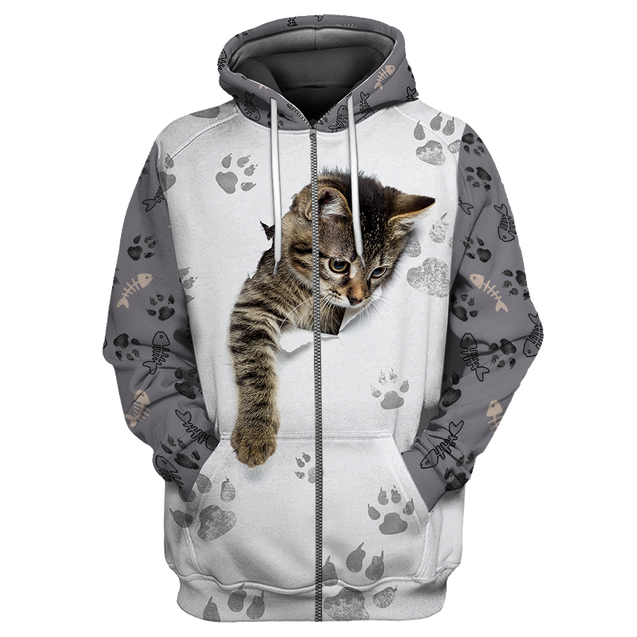 Baby Cat  3D All Over Printed shirt & short for men and women PL