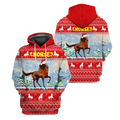 Horse Christmas 3D Shirt For Men And Women HHT16102007