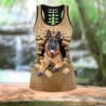 German shepherd tattoos legging + hollow tank combo HAC040802S