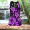 Purple turtle legging + hollow tank combo HAC170404S1-Apparel-HG-No legging-S-Vibe Cosy™