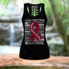 Multiple myeloma awareness ribbon legging + hollow tank combo HAC120503-Apparel-HG-No legging-S-Vibe Cosy™