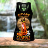 Halloween pitbull tattoos legging + hollow tank combo HHT25092001