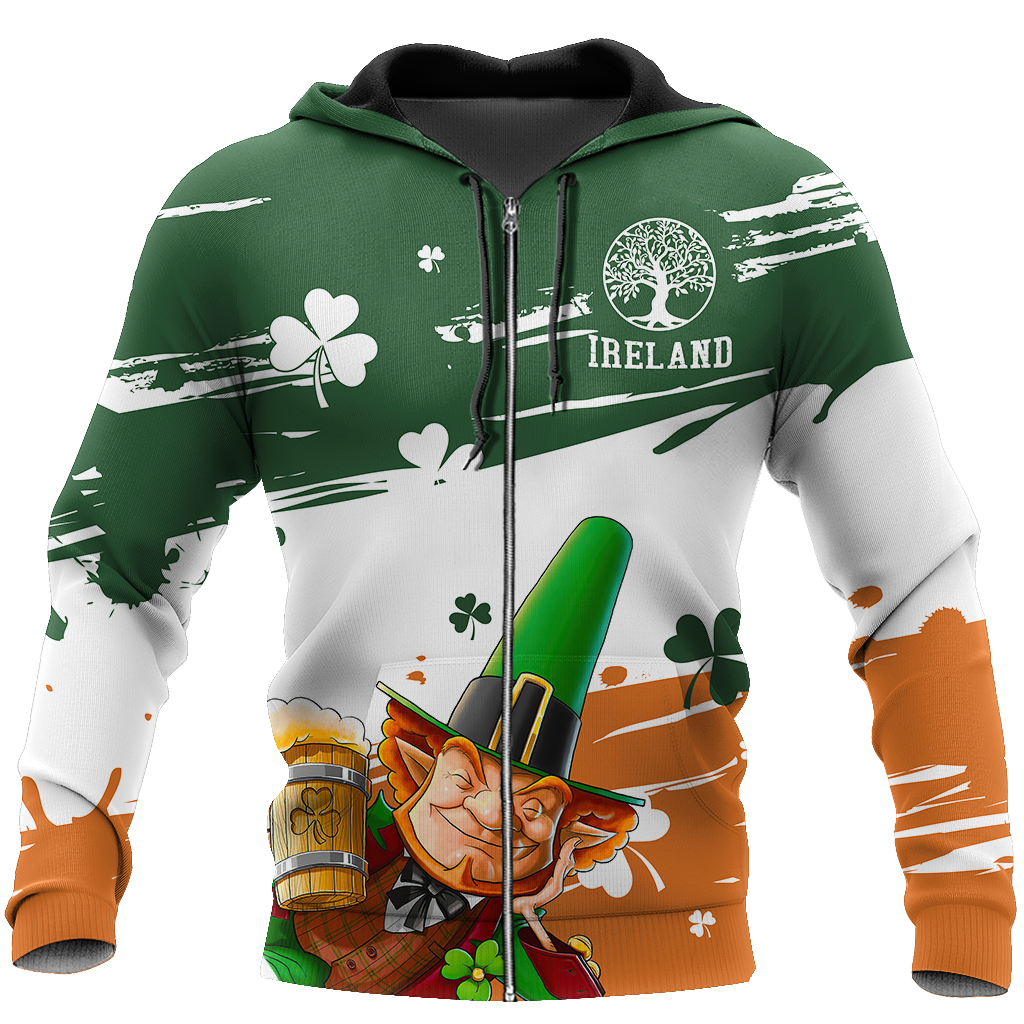 Irish St.Patrick day 3d hoodie shirt for men and women DD11112017