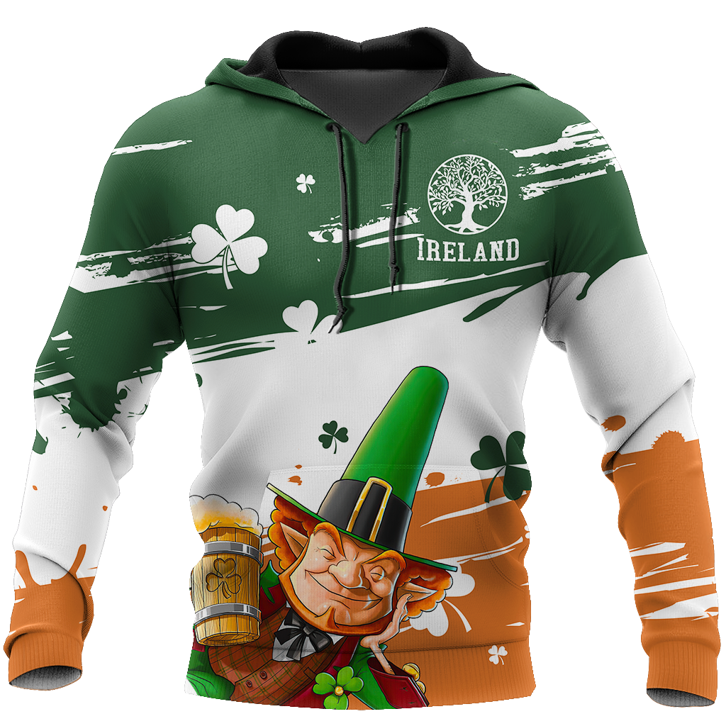 Irish St.Patrick day 3d hoodie shirt for men and women DD11112017