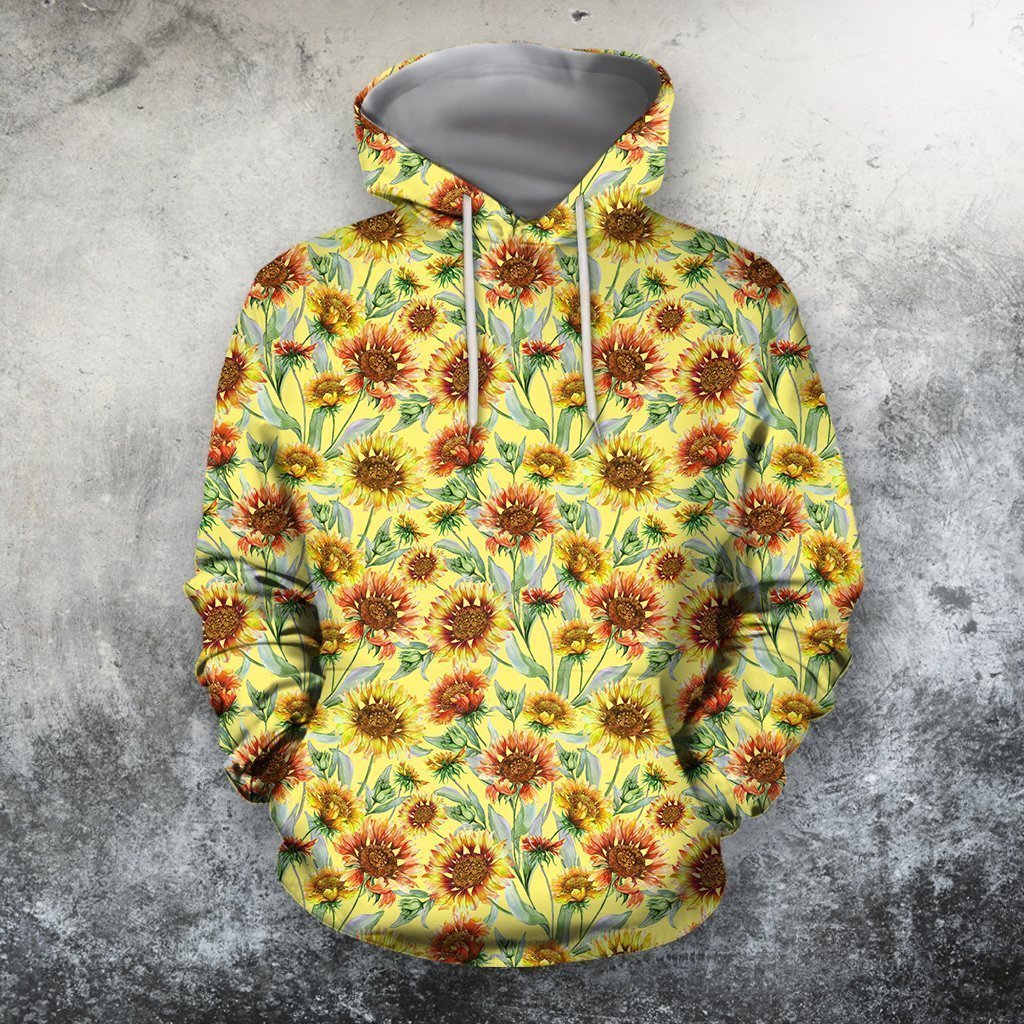 3D All Over Printing Sunflower Shirt-Apparel-Phaethon-Hoodie-S-Vibe Cosy™