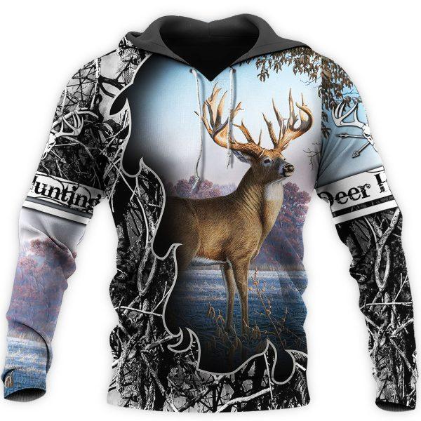 Camo Deer Hunting Hoodie T-Shirt Sweatshirt NM-Apparel-NM-Hoodie-S-Vibe Cosy™