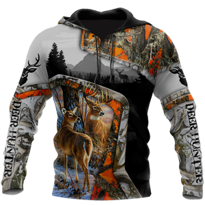 Deer Hunter 3D All Over Printed Shirts For Men LAM