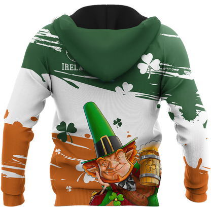 Irish St.Patrick day 3d hoodie shirt for men and women DD11112017