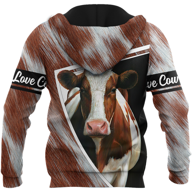 Cow 3d hoodie shirt for men and women DD11182001