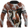 Cow 3d hoodie shirt for men and women DD11182001