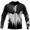 Wolf 3D All Over Printed Hoodie For Men and Women MH2410202ST