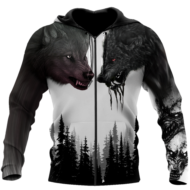 Wolf 3D All Over Printed Hoodie For Men and Women MH2410202ST