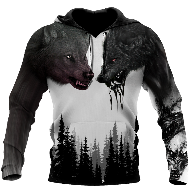 Wolf 3D All Over Printed Hoodie For Men and Women MH2410202ST