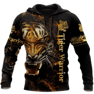 Tiger Warrior Over Printed Shirt for men and women