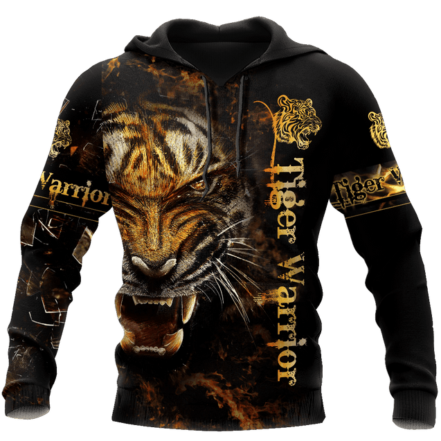 Tiger Warrior Over Printed Shirt for men and women