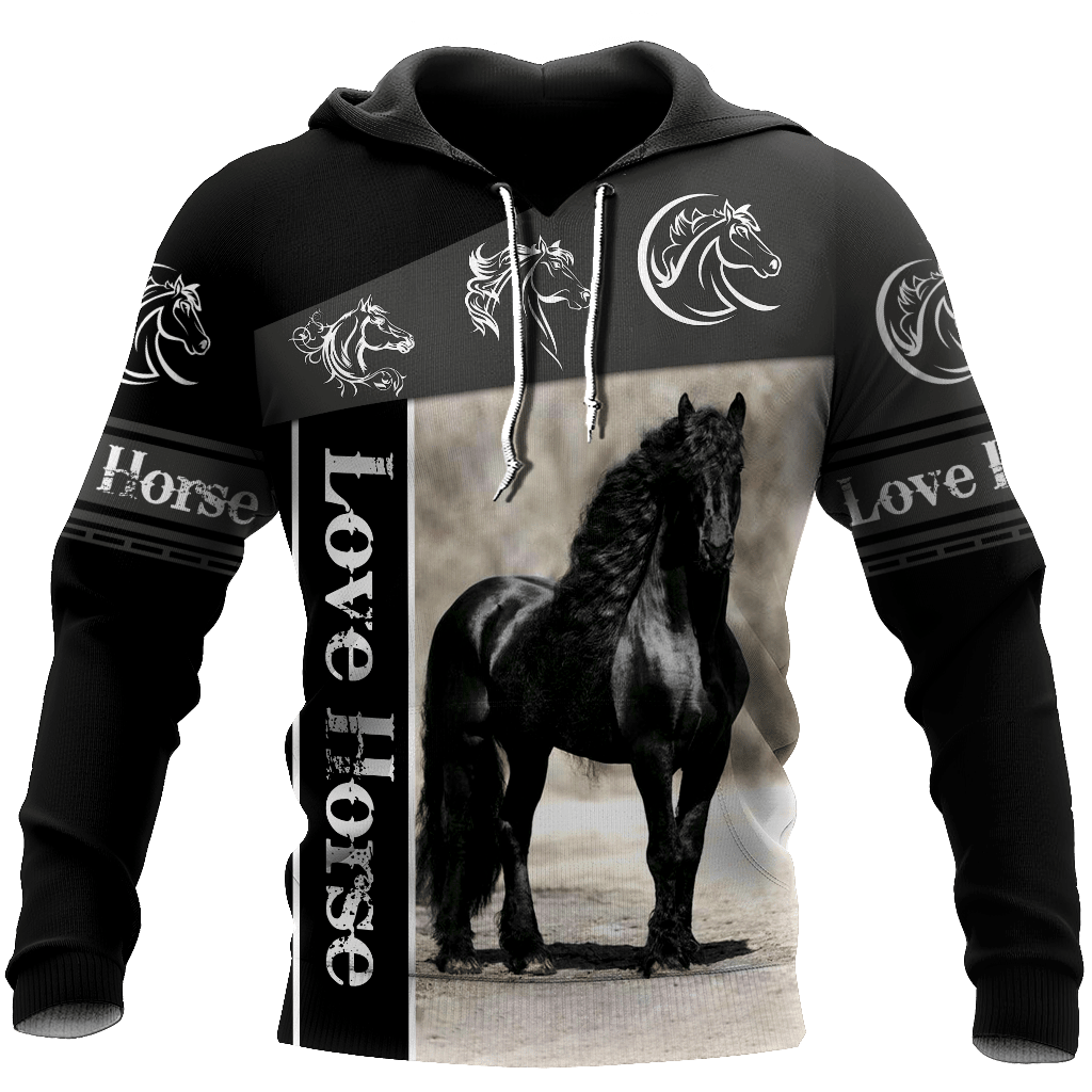 Love Horse 3D All Over Printed Shirts For Men and Women TA09252001