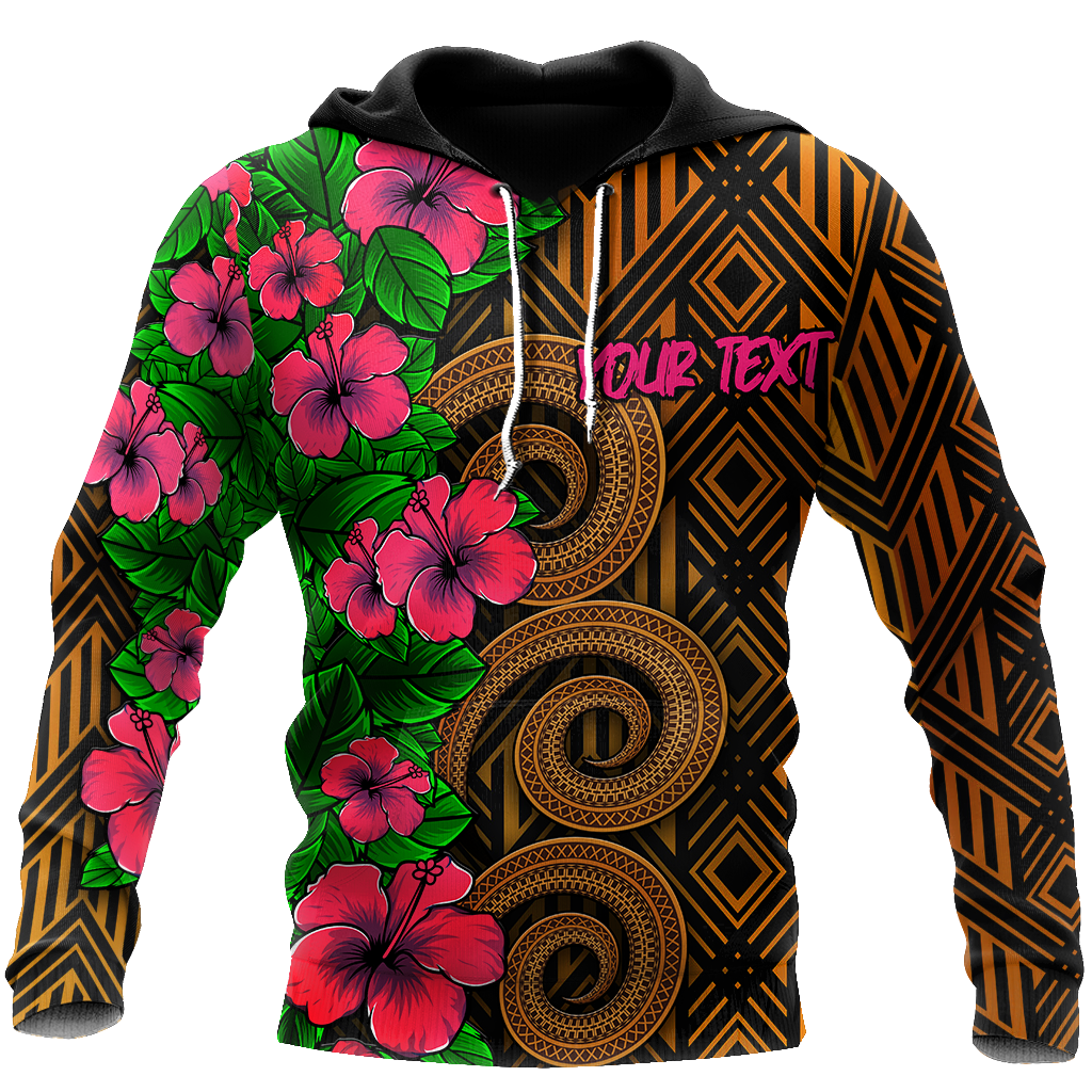 Amazing Polynesian Tribal Pattern Customize 3D All Over Printed Unisex Hoodie